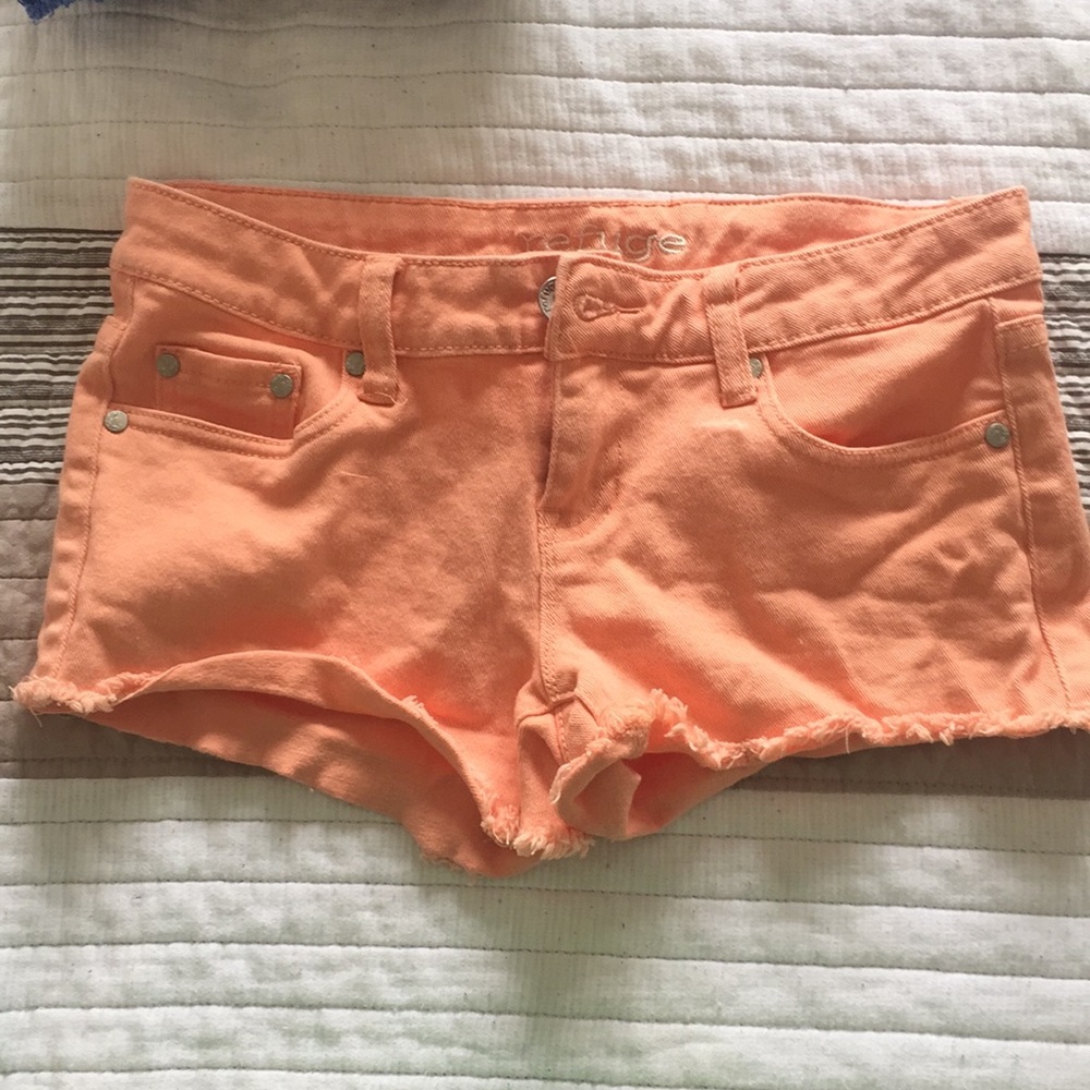 Peach shorts